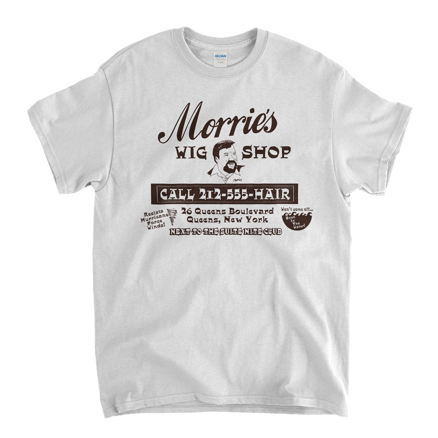 Old Skool Hooligans Morrie's Wig Shop T Shirt Classic Movie Inspired