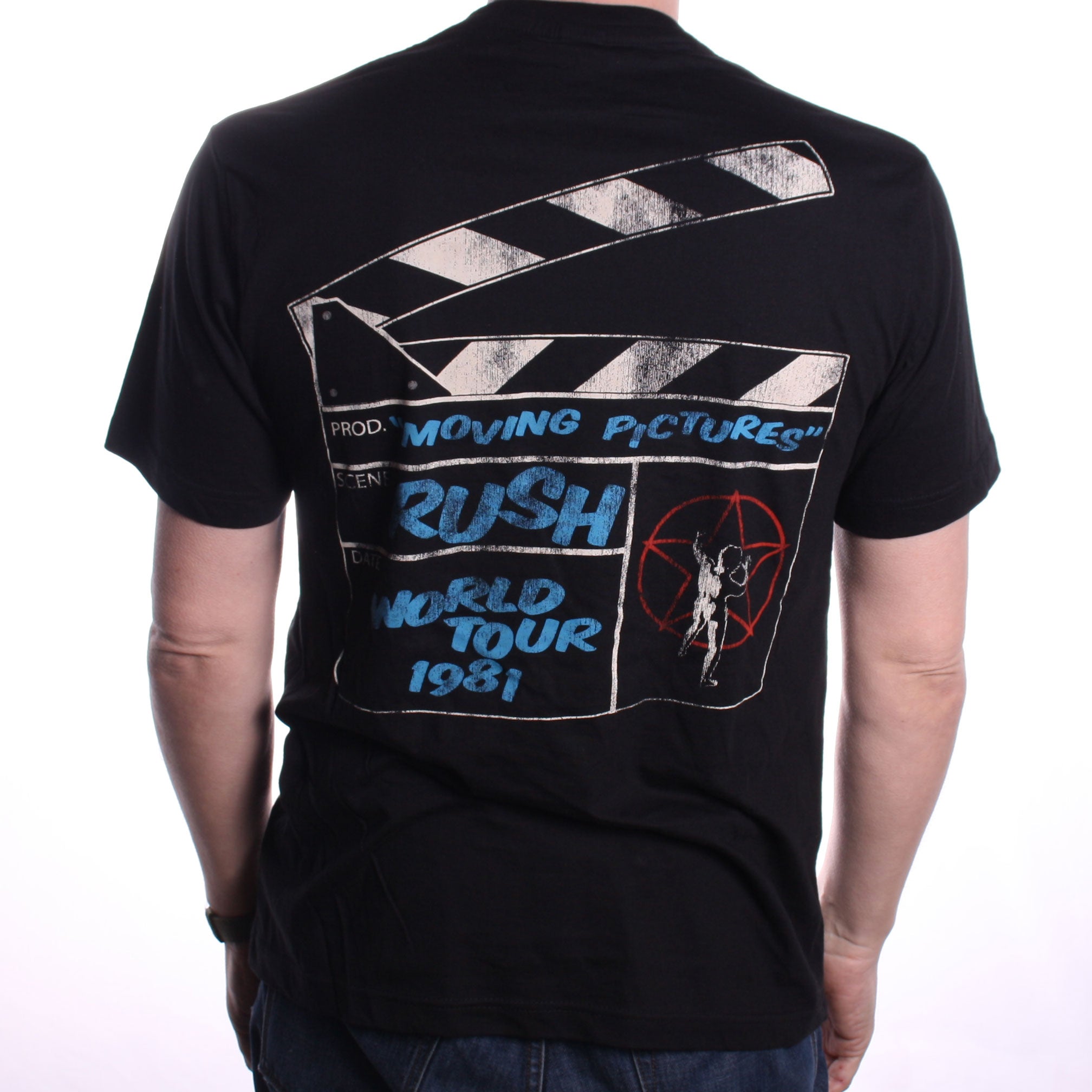 Rush T Shirt - Moving Pictures Tour 1981 100% Official