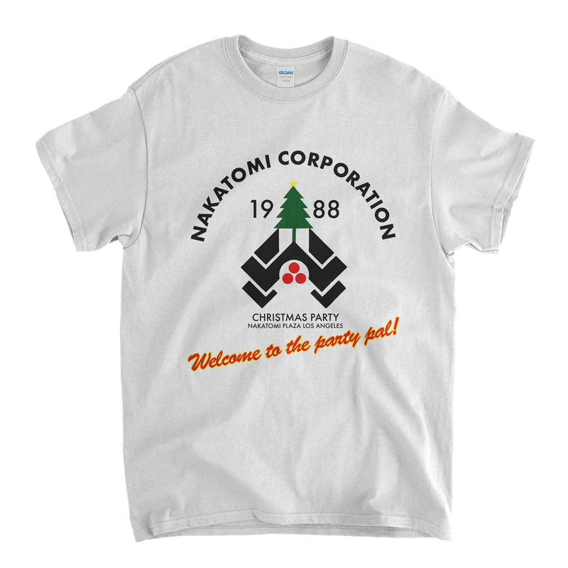 Inspired by Die Hard T Shirt - Nakatomi Christmas Party Welcome To The Party Pal Full Colour