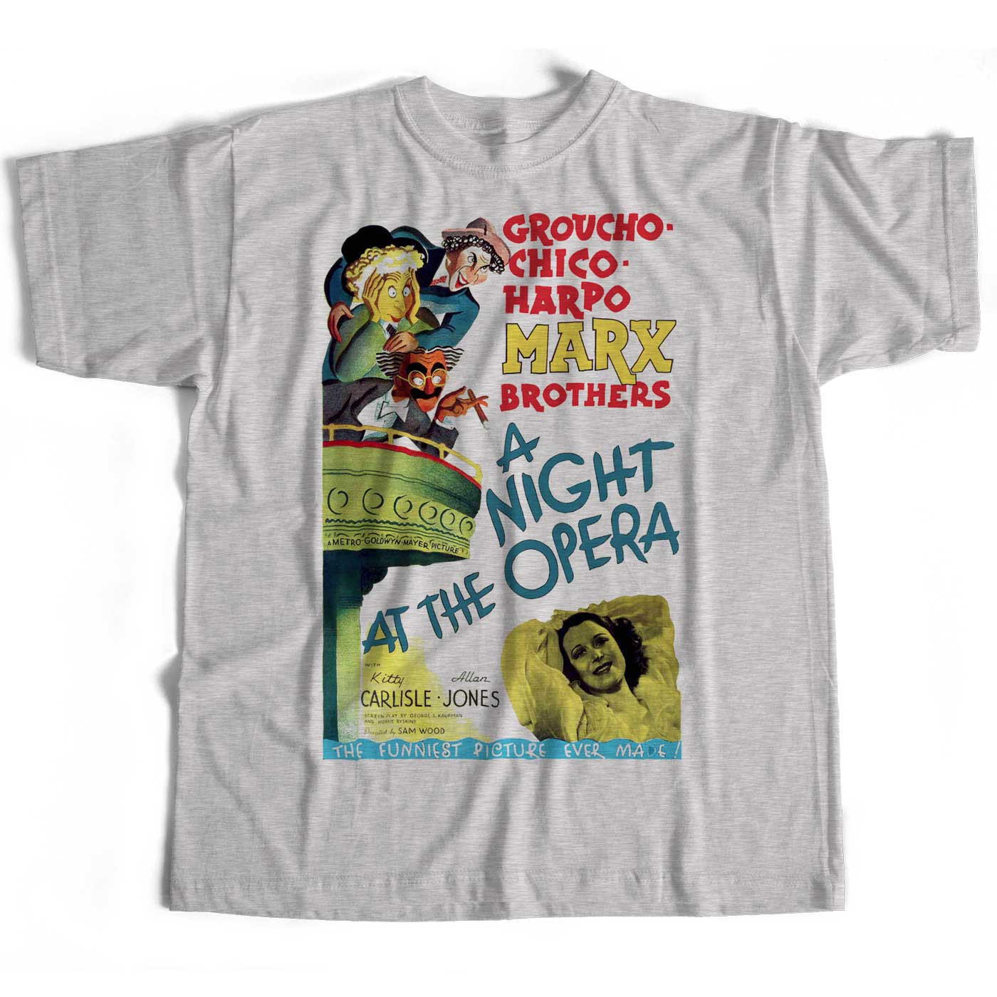 The Marx Brothers T Shirt - A Night At The Opera Poster