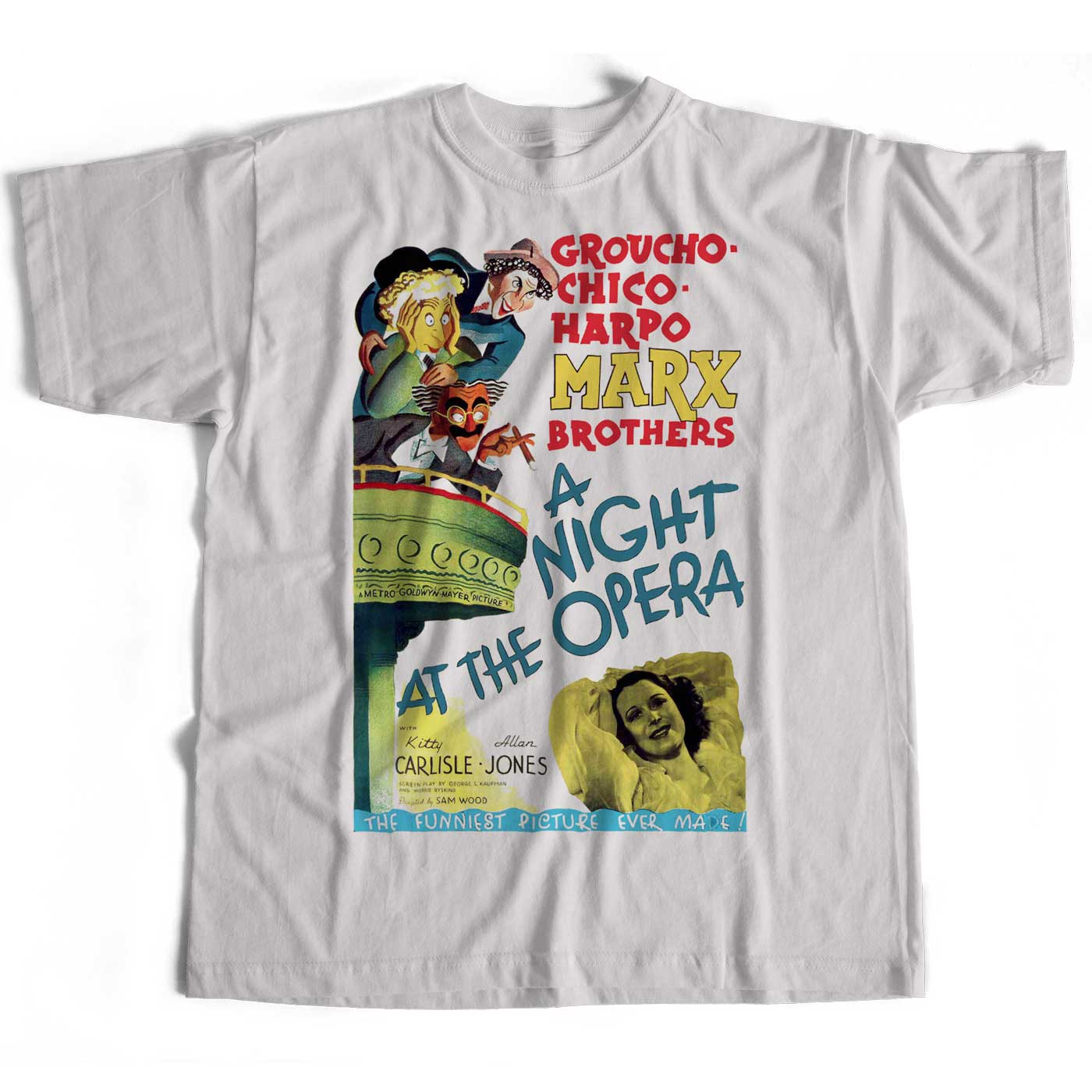 The Marx Brothers T Shirt - A Night At The Opera Poster