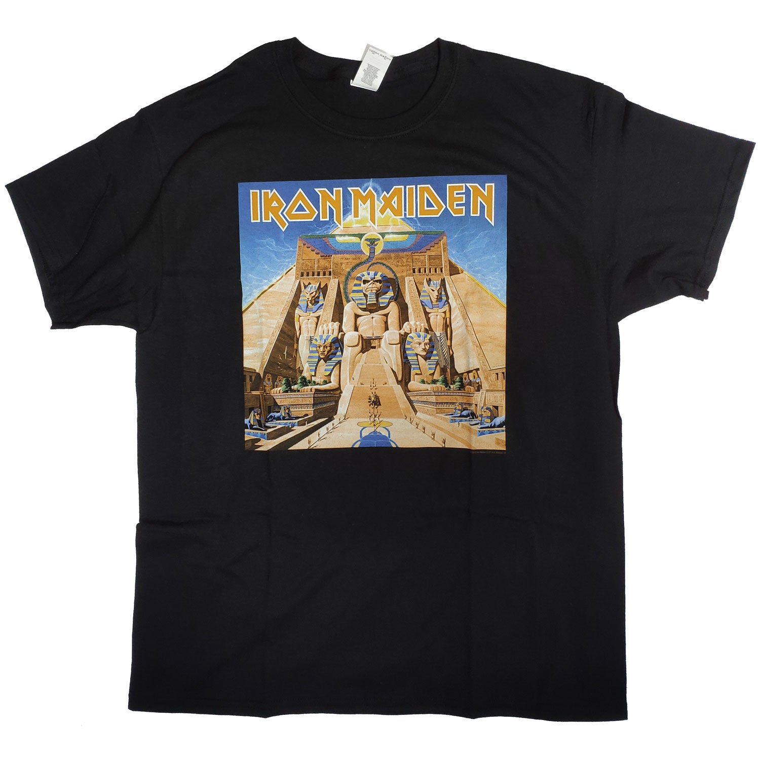 Iron Maiden T Shirt - Powerslave Black 100% Official