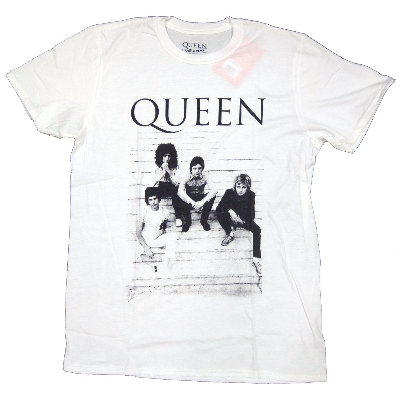 Queen T Shirt - Game Era Steps Pic 100% Official Queen Merch