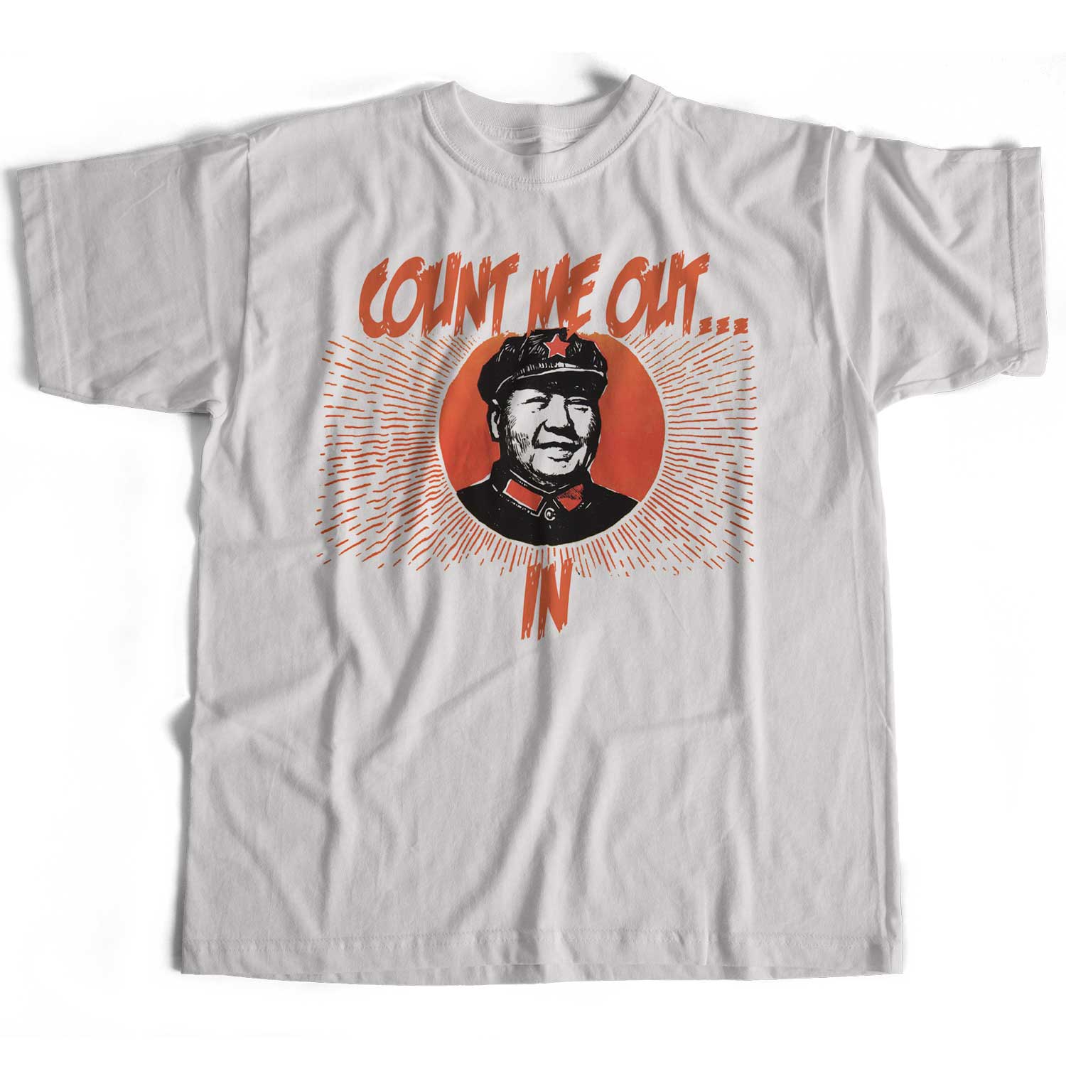 Old Skool Hooligans Inspired by The Fab Four T Shirt - Chairman Mao Revolution Count Me Out