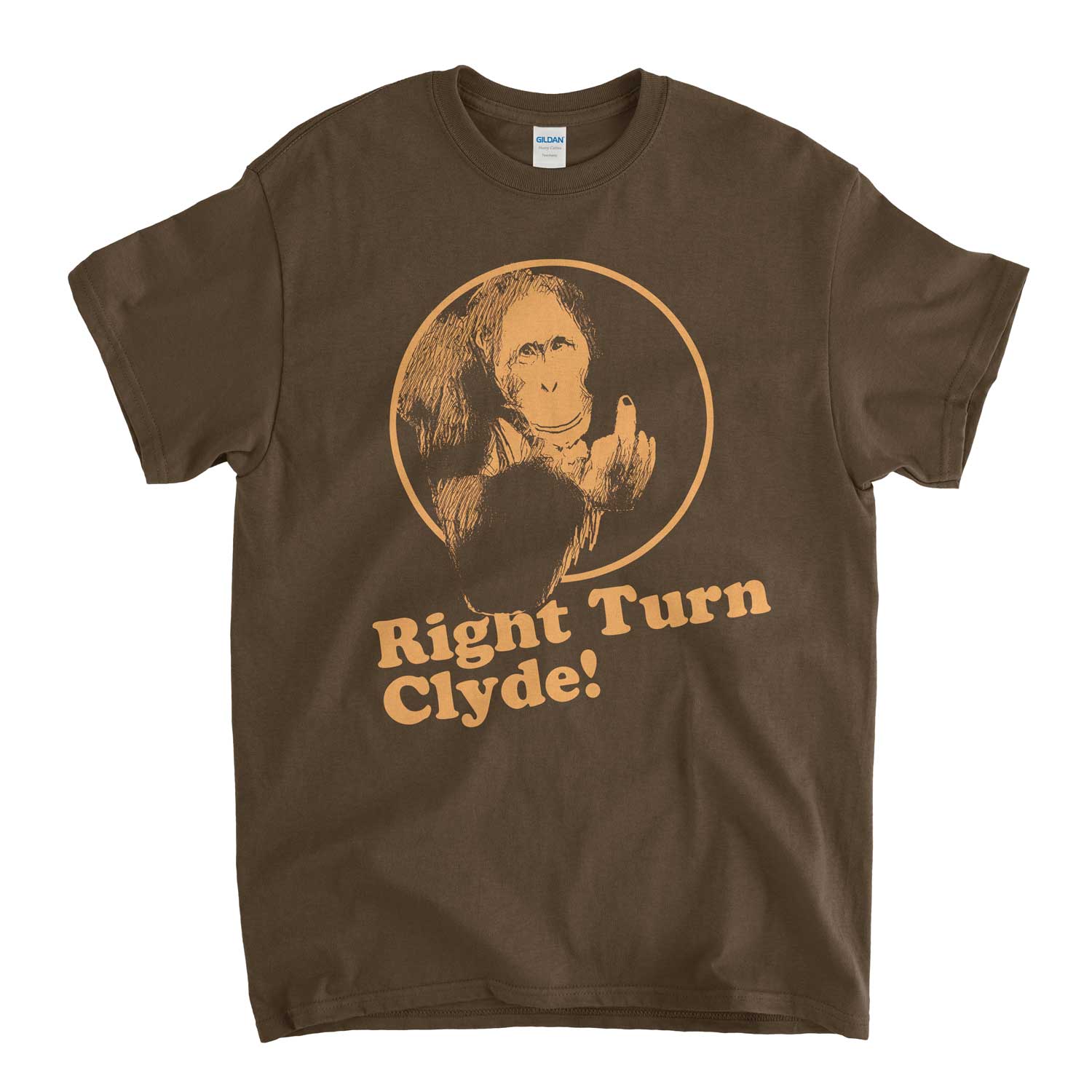 Inspired by Any Which Way But Loose T Shirt - Right Turn Clyde