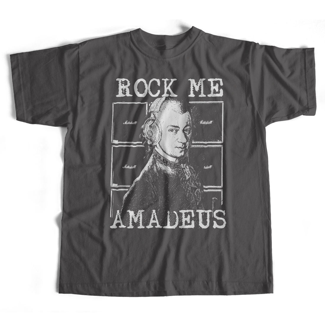 Rock Me Amadeus T Shirt - A Mozart Classical Rock Mashup