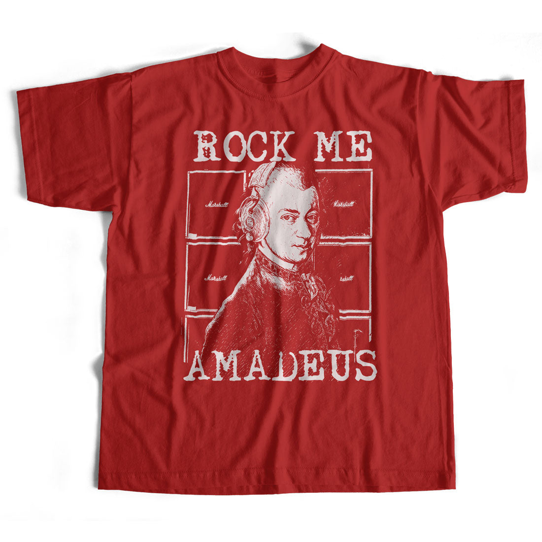 Rock Me Amadeus T Shirt A Mozart Classical Rock Mashup