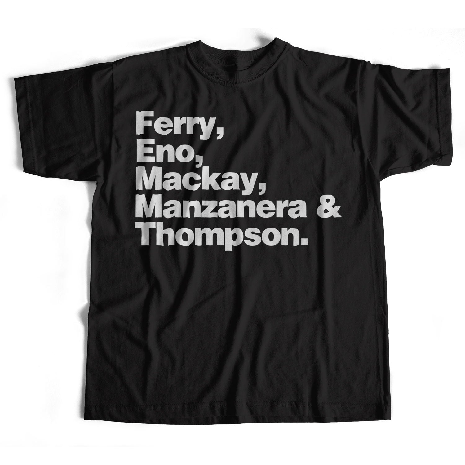 Roxy Music Names T Shirt