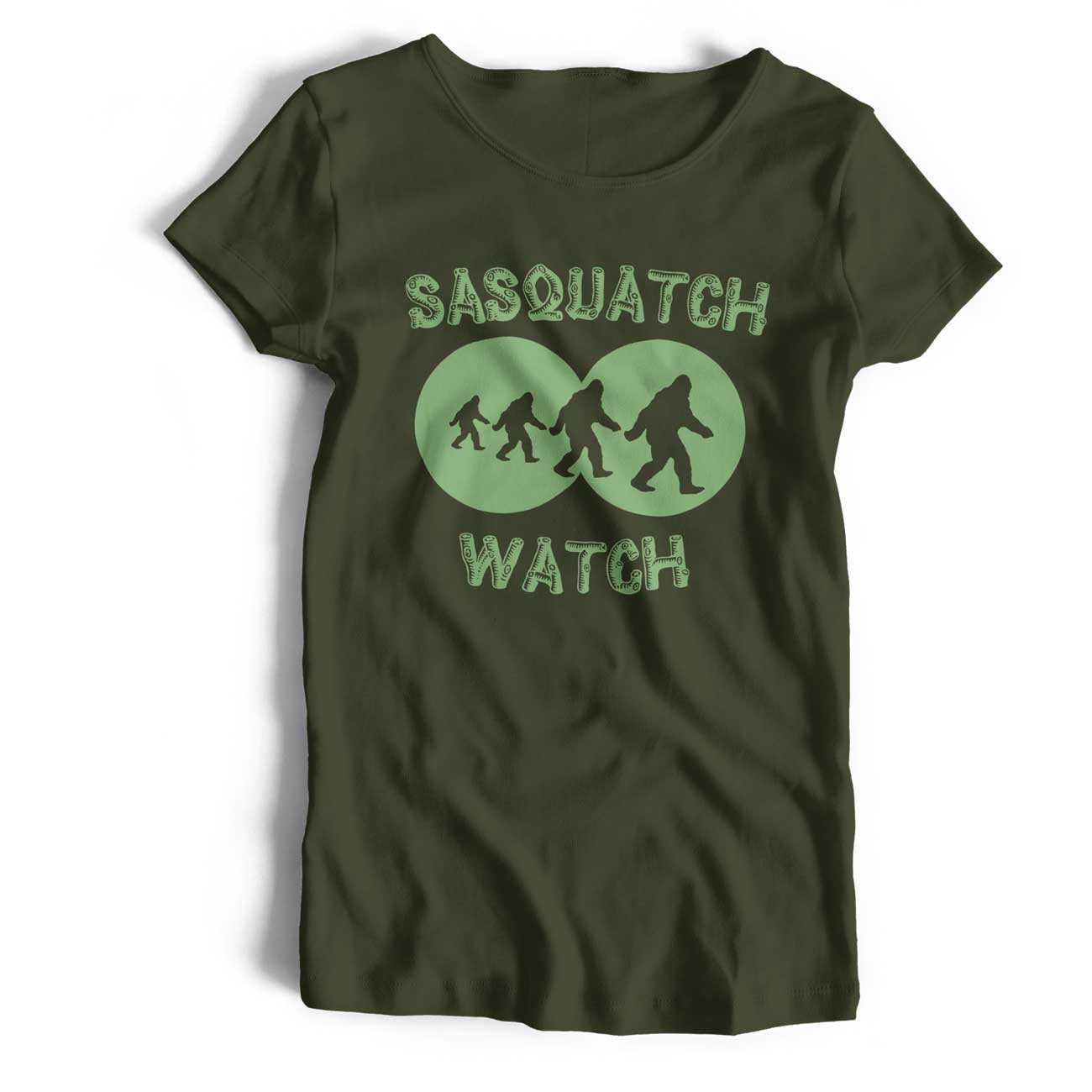 Old Skool Hooligans Sasquatch Watch T Shirt - Bigfoot