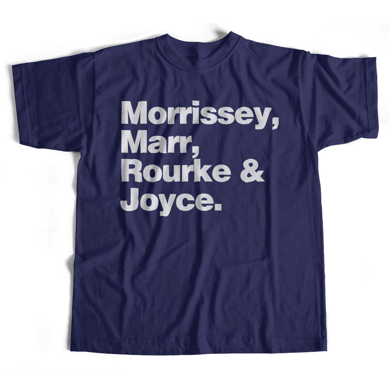 Morrissey, Marr, Rourke & Joyce Names T Shirt - A Tribute To The Smiths