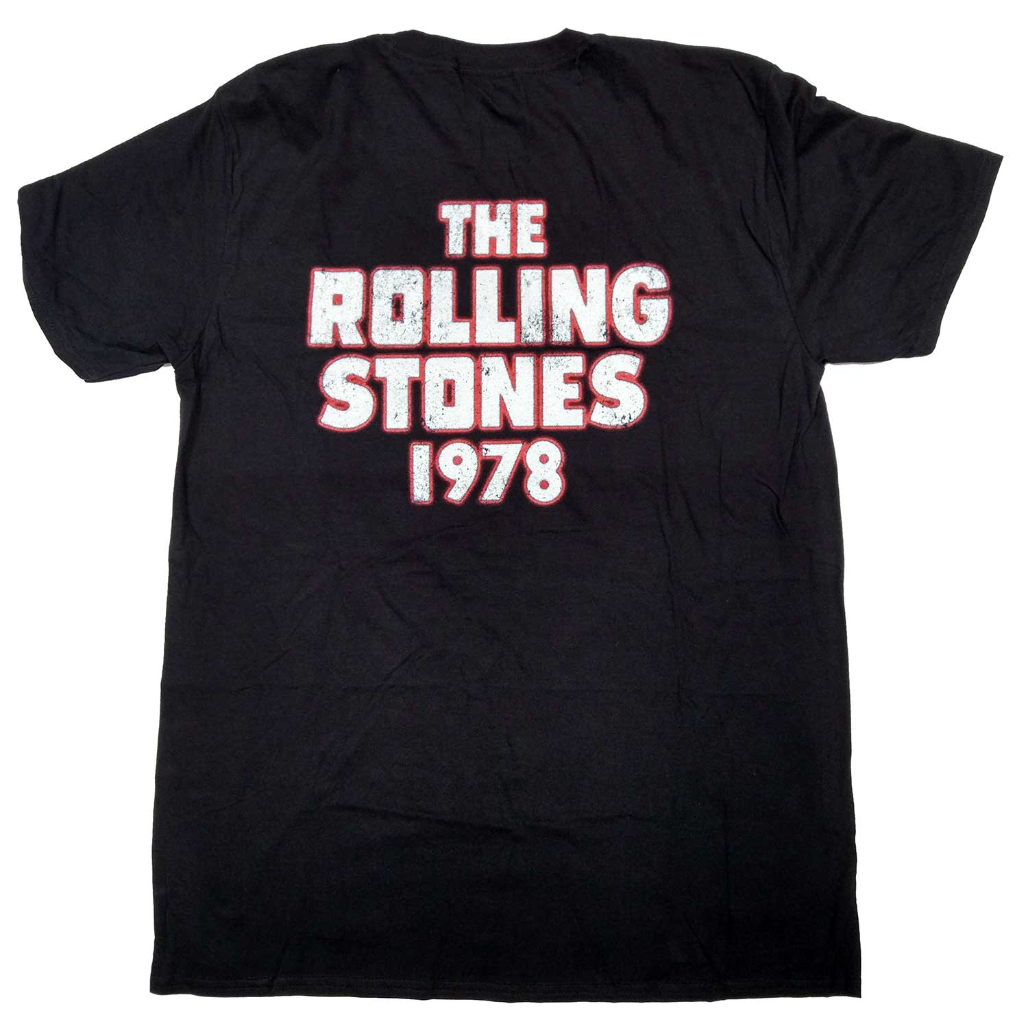 The Rolling Stones T Shirt - 78 USA Tour 100% Official With Backprint