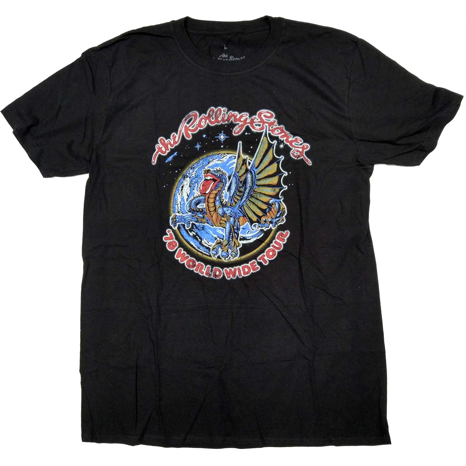 The Rolling Stones T Shirt - 78 USA Tour 100% Official With Backprint
