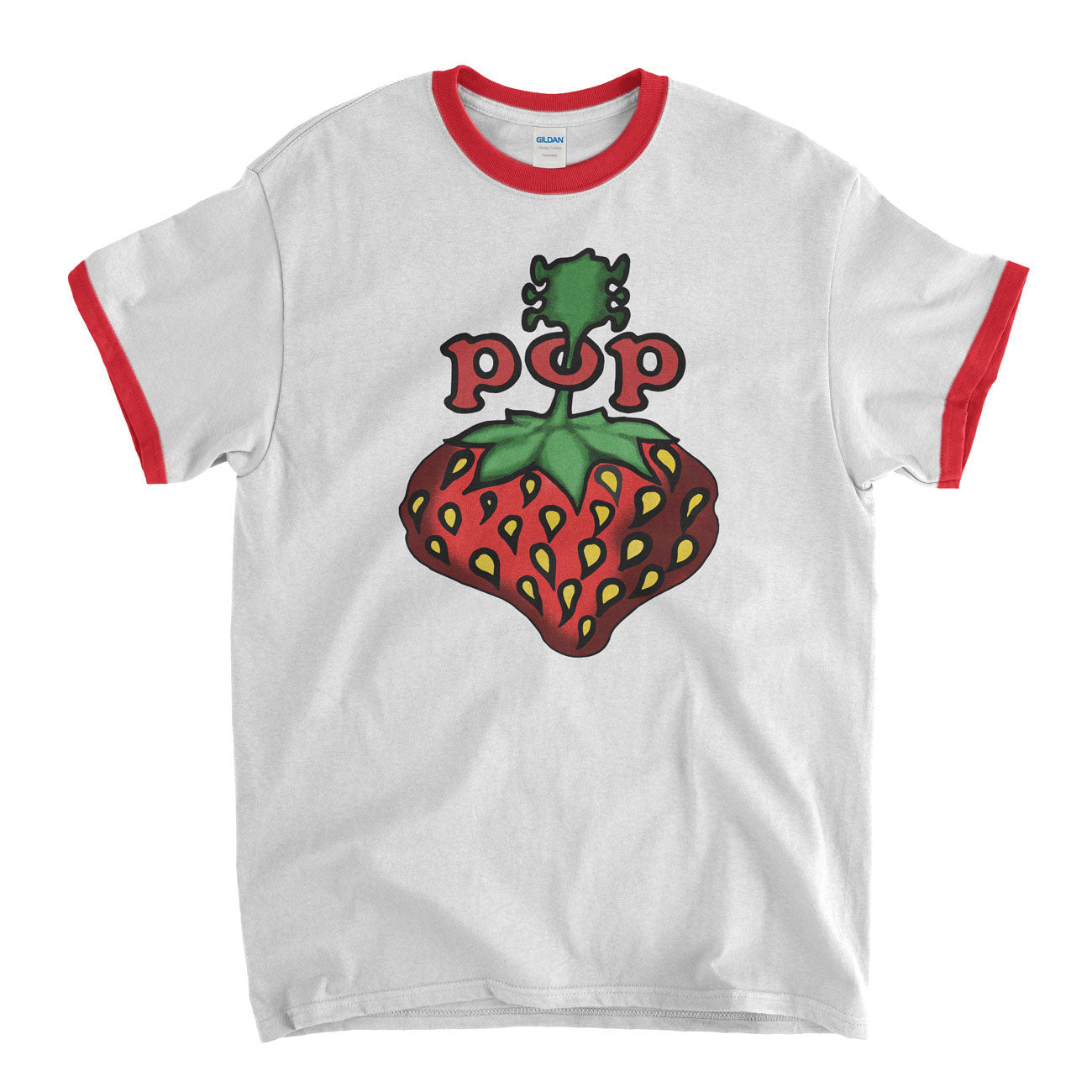 Strawberry Fields Pop Festival T Shirt - An Old Skool Hooligans 70's Classic