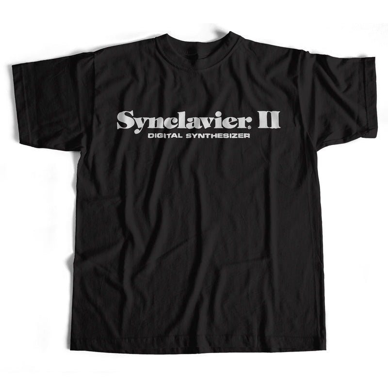 Classic Sampler Synthesizer Synth T Shirt - Synclavier Logo
