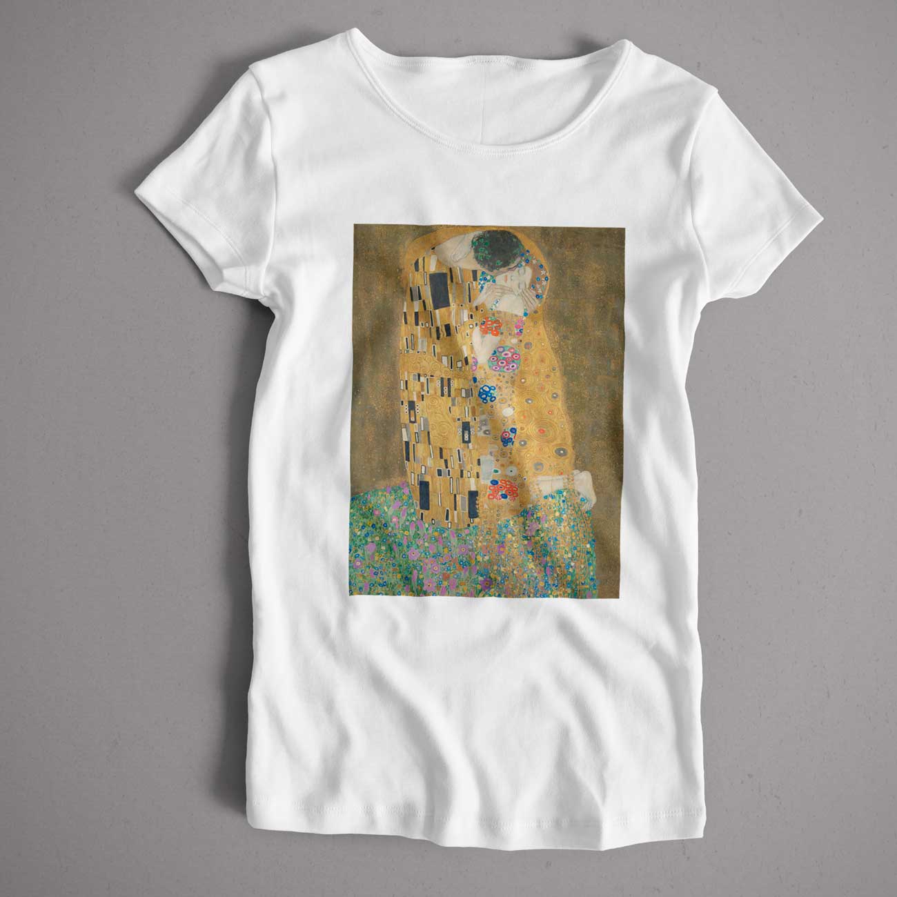 Klimt T Shirt - The Kiss An Old Skool Hooligans Classic Art Tee