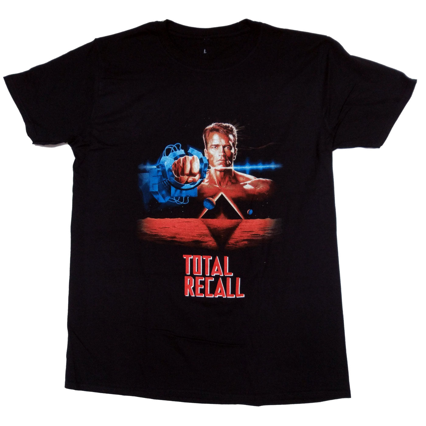 Total Recall T Shirt - Classic Arnie Design 100% Official