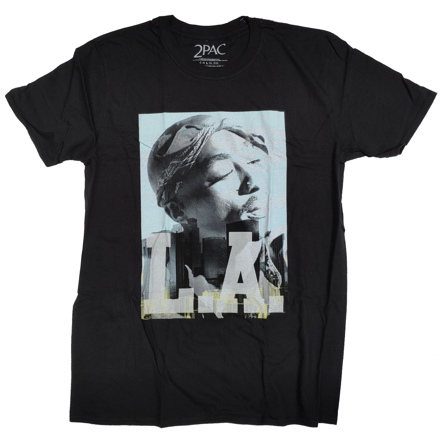 Tupac T Shirt - LA Skyline 100% Official 2Pac