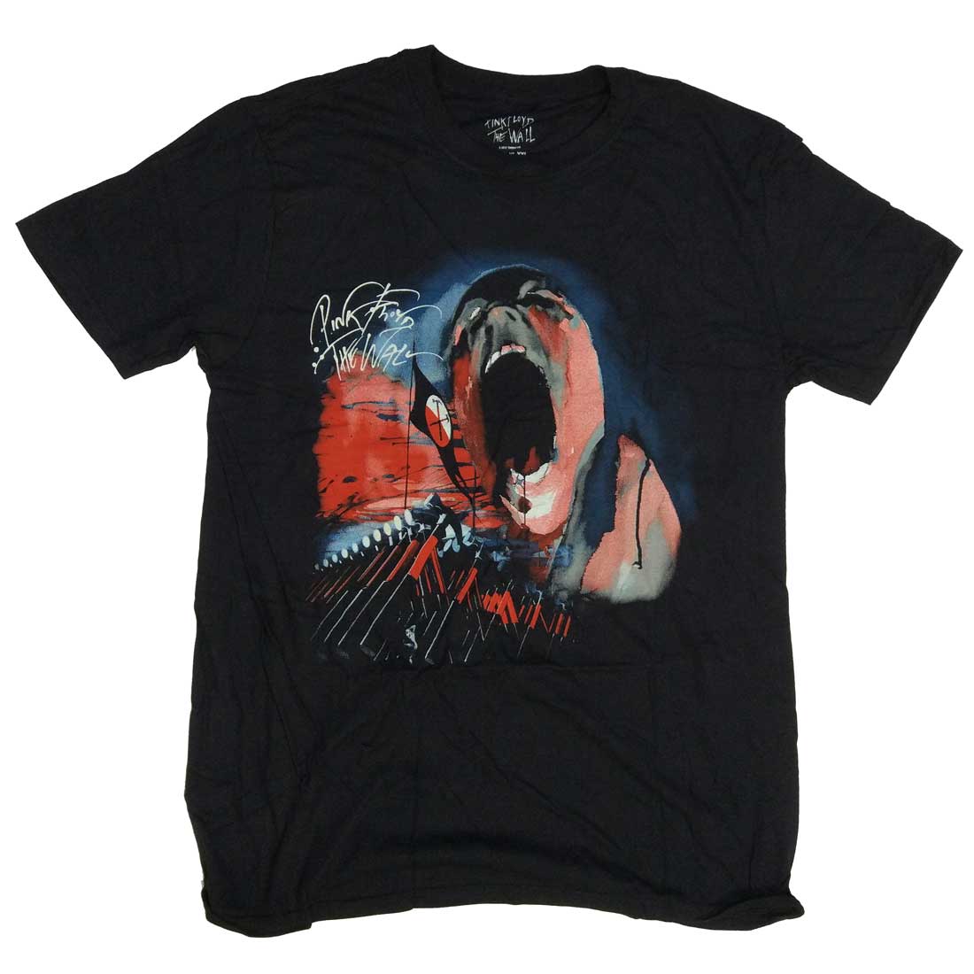 Pink Floyd T Shirt - The Wall Screams & Hammers 100% Official