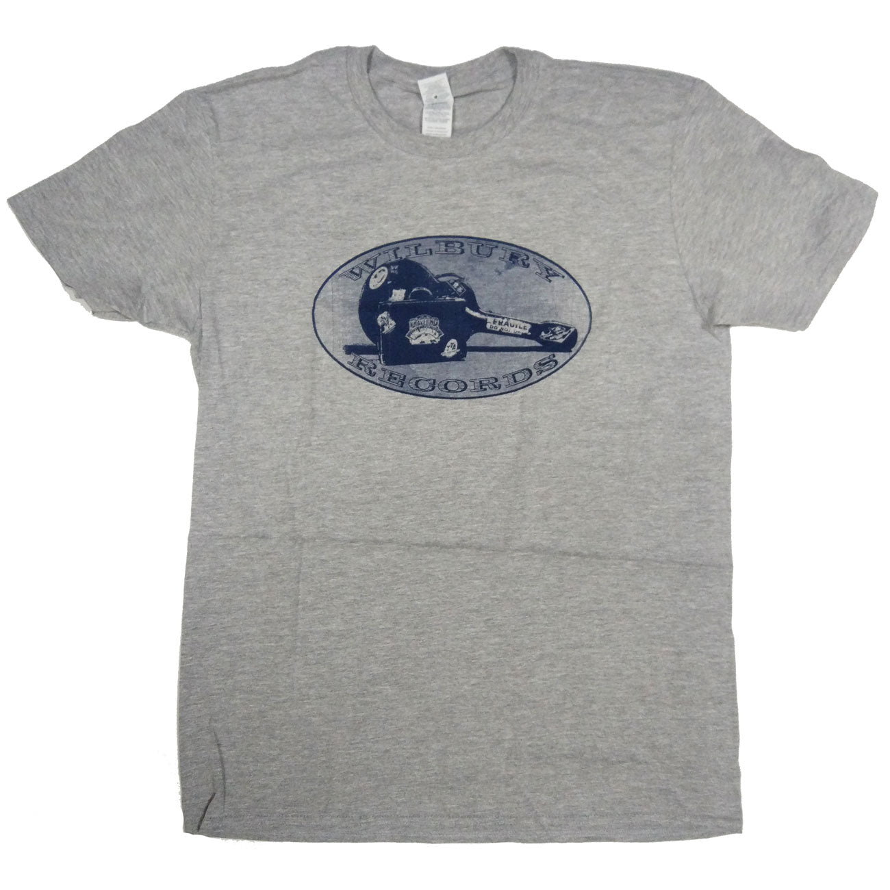 Travelling Wilburys T Shirt - Wilburys Records Logo Grey 100% Official