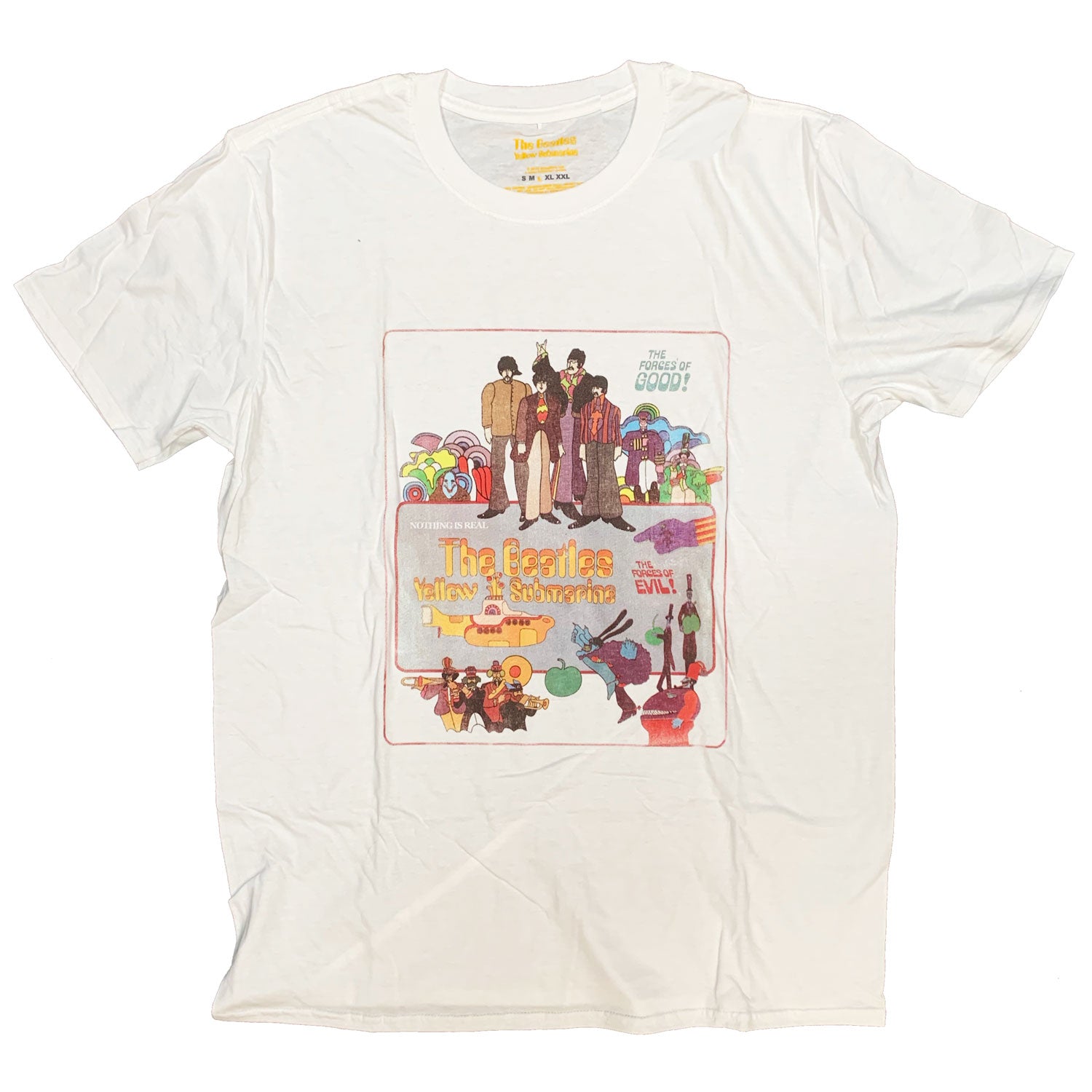 The Beatles T Shirt - Yellow Submarine Poster 100% Official